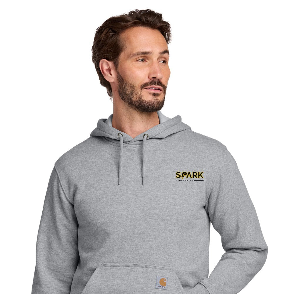 Spark Companies Carhartt Tall Midweight Hooded Sweatshirt - Heather Grey