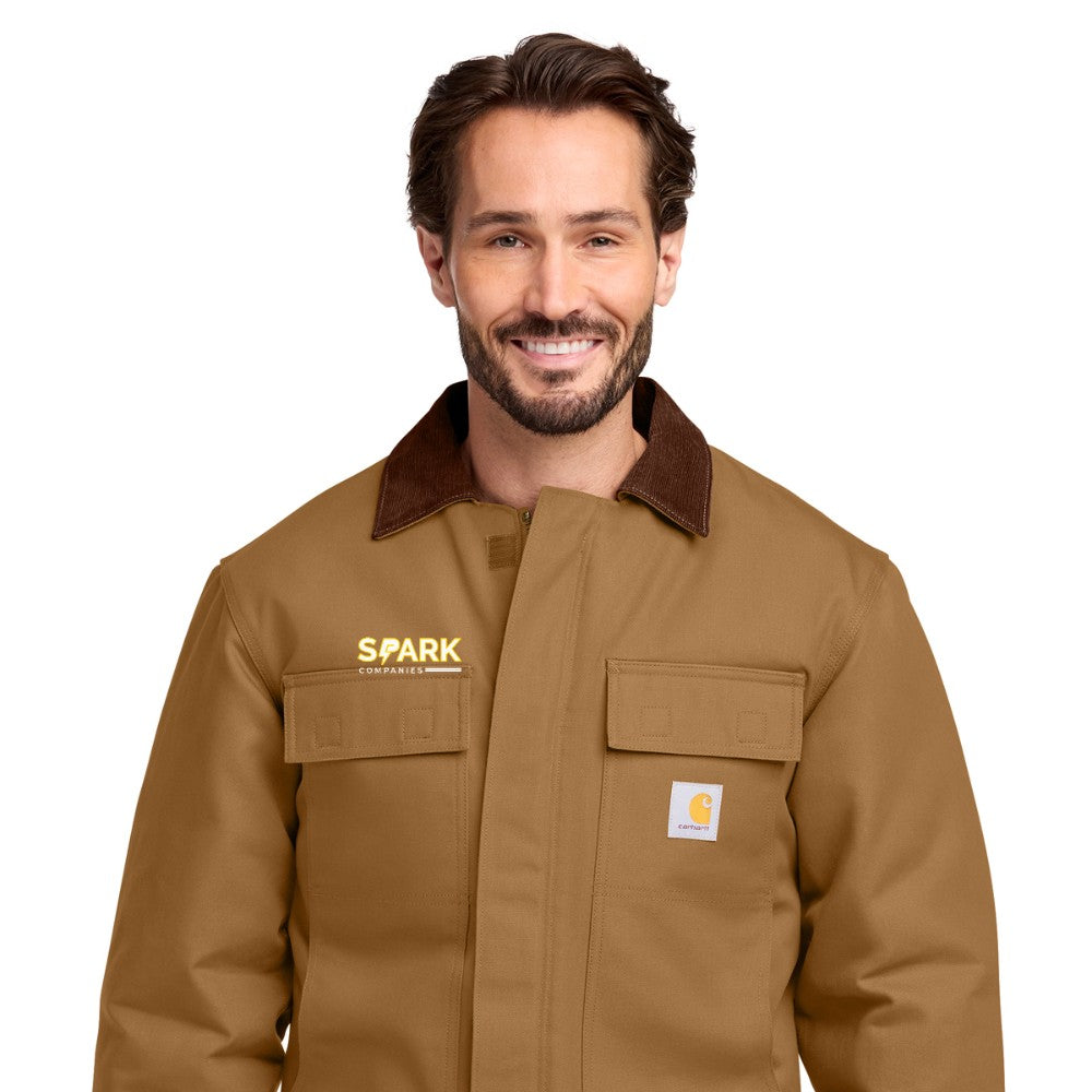 Spark Companies Carhartt Duck Traditional Coat - Carhartt Brown