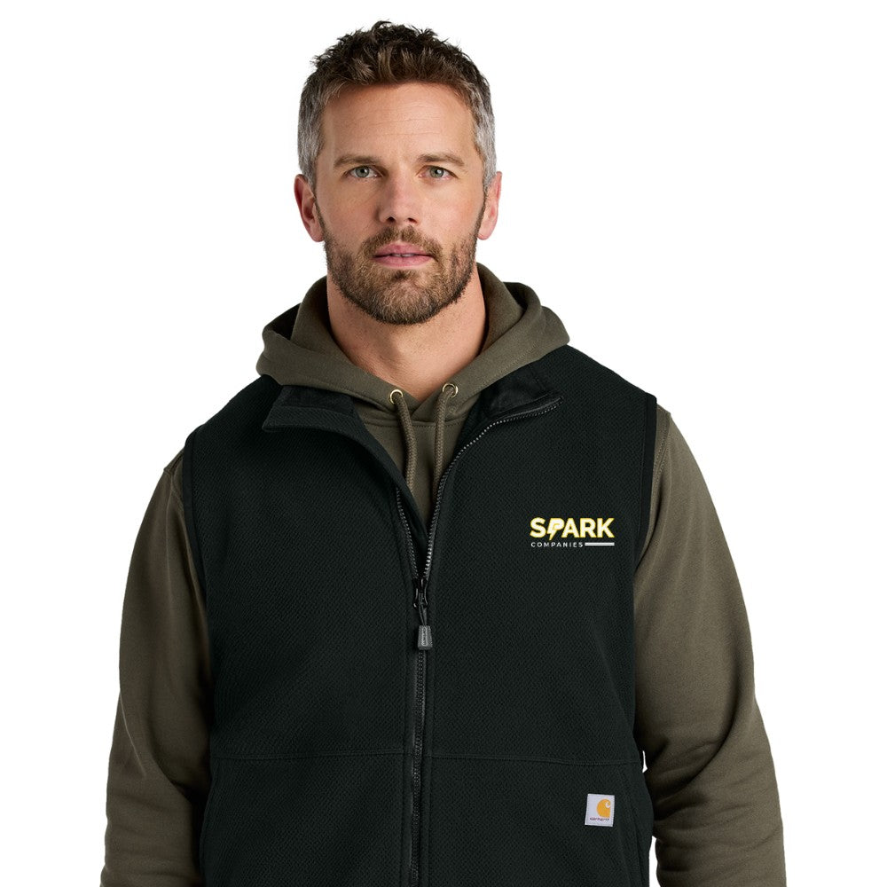 Spark Companies Carhartt Textured Fleece Vest - Black