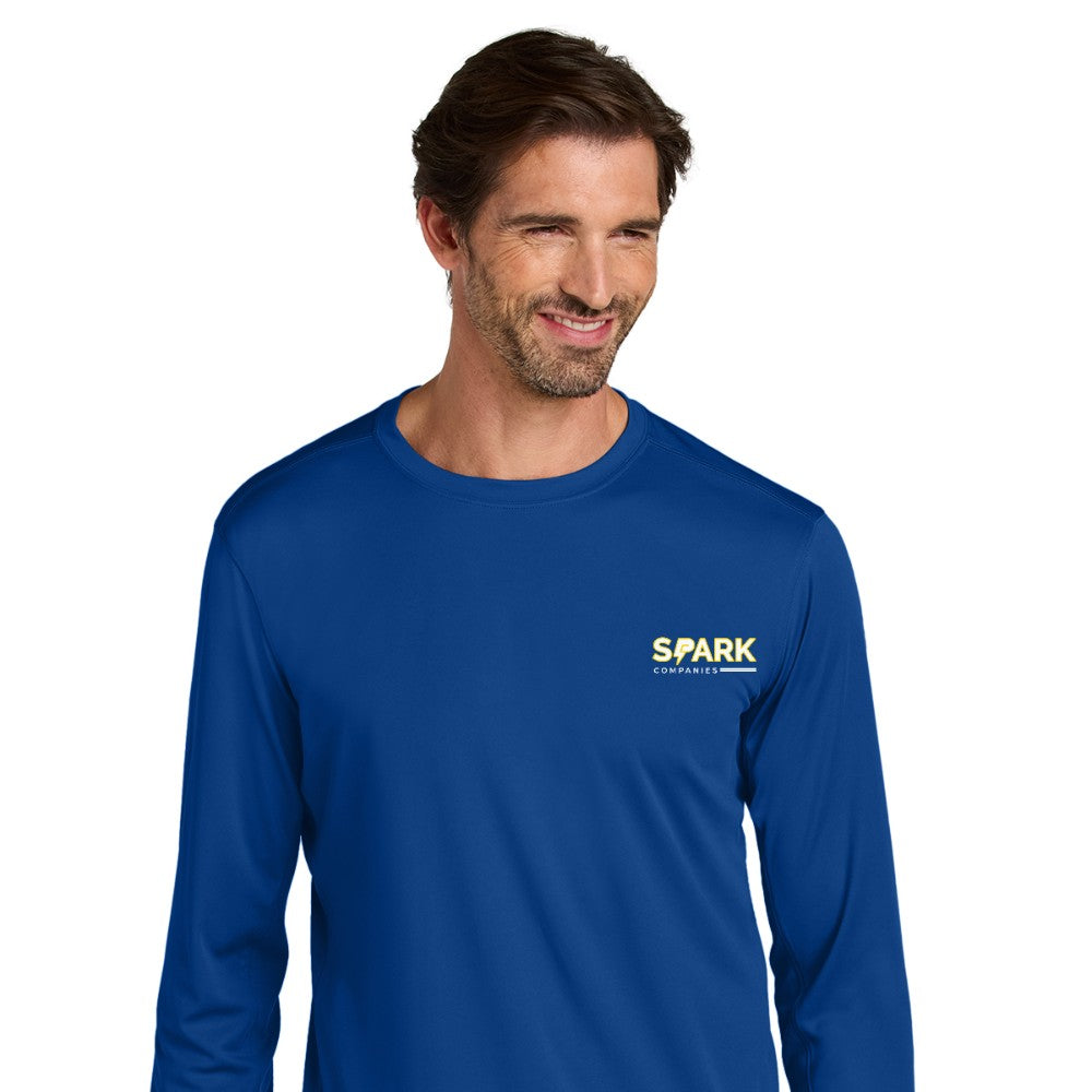 Spark Companies Carhartt Force Sun Defender Long Sleeve T-Shirt - Royal Glass Blue