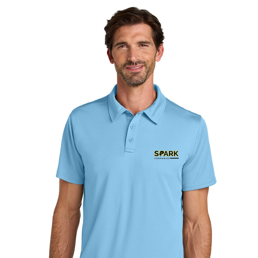 Spark Companies Carhartt Force Sun Defender Polo - Fresh Water Blue