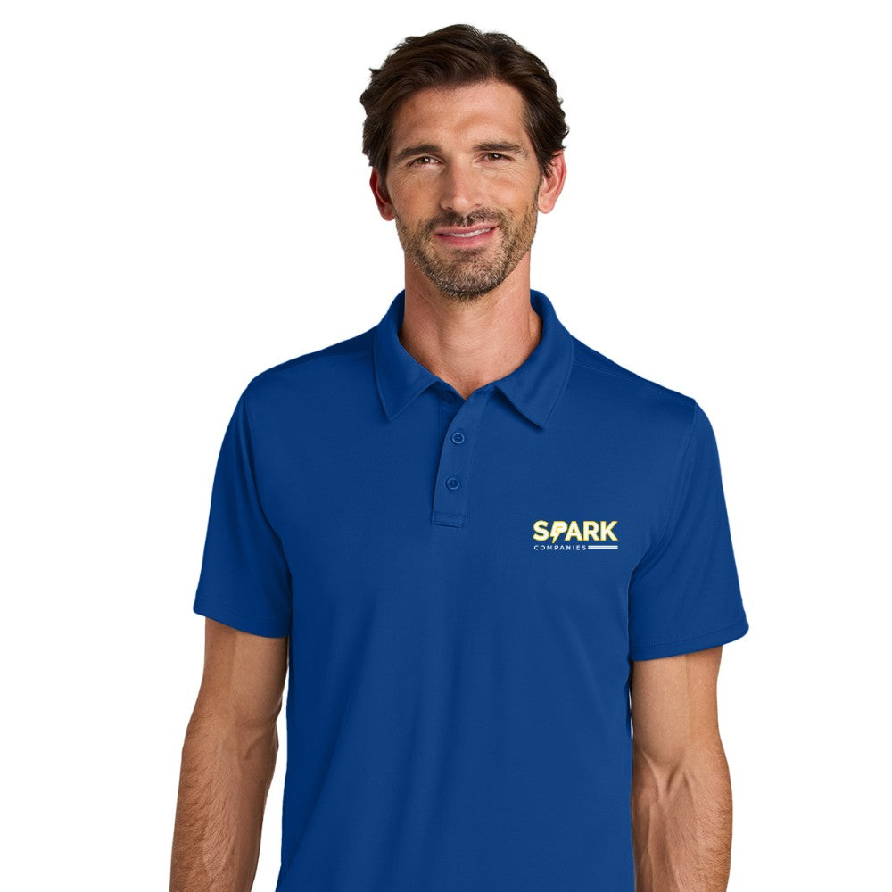 Spark Companies Carhartt Force Sun Defender Polo - Royal Glass Blue