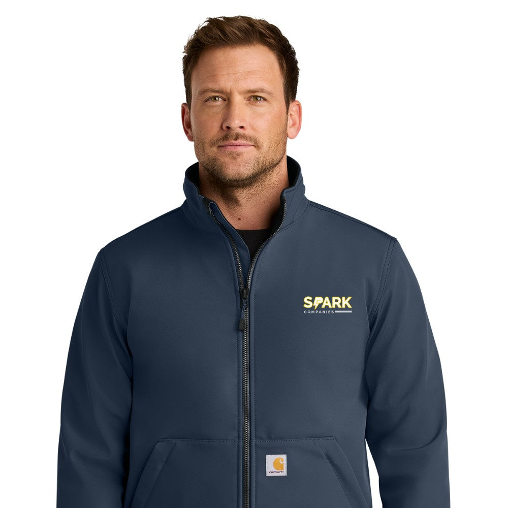 Spark Companies Carhartt Rain Defender Soft Shell Jacket - Navy