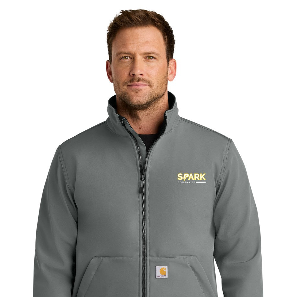 Spark Companies Carhartt Rain Defender Soft Shell Jacket - Steel
