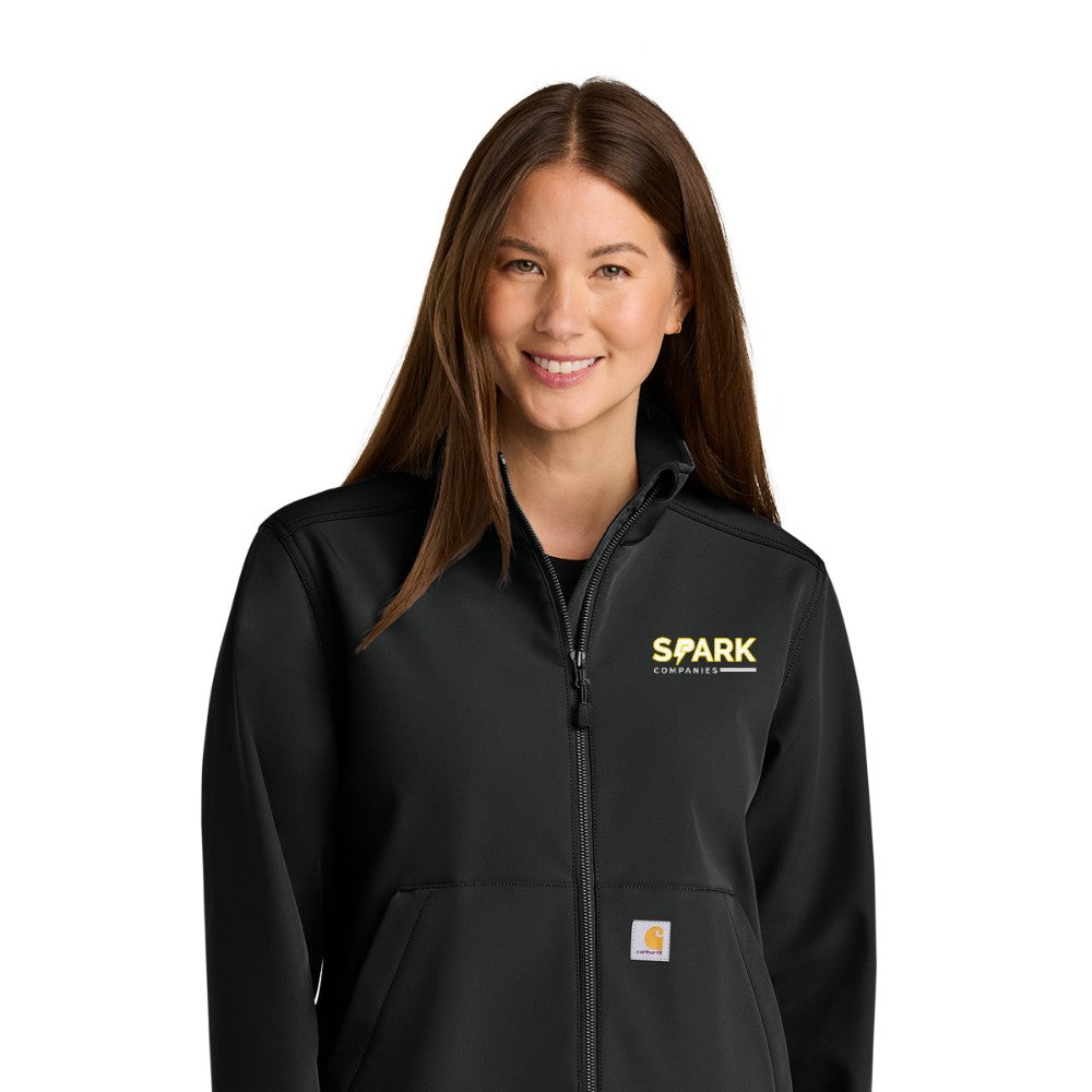 Spark Companies Carhartt Women's Rain Defender Soft Shell Jacket - Black