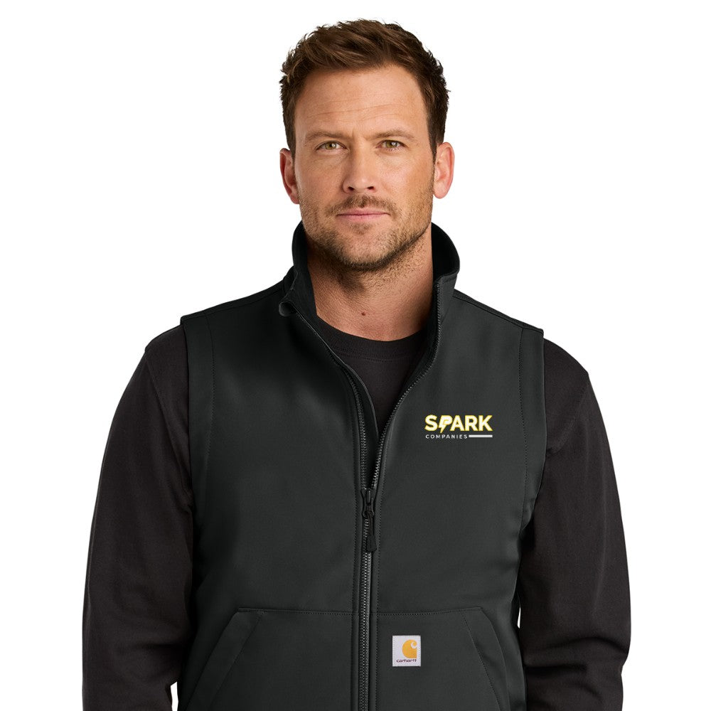 Spark Companies Carhartt Rain Defender Soft Shell Vest - Black