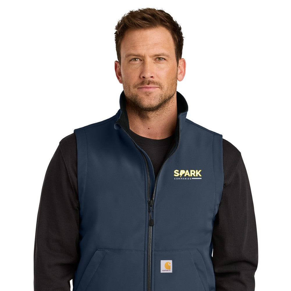 Spark Companies Carhartt Rain Defender Soft Shell Vest - Navy