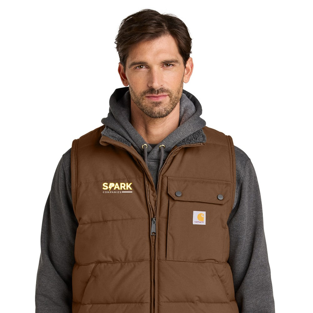 Spark Companies Carhartt Montana Insulated Vest - Red Duck Brown