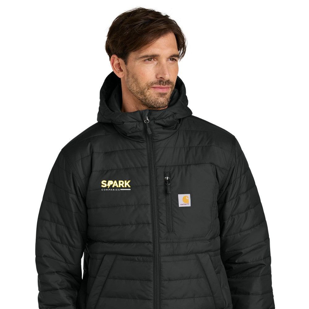 Spark Companies Carhartt Gilliam Insulated Hooded Jacket - Black