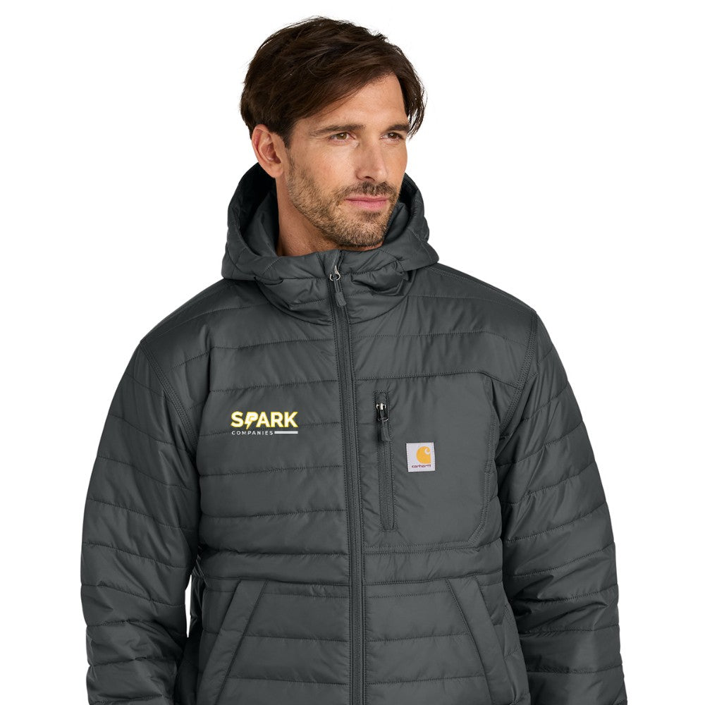 Spark Companies Carhartt Gilliam Insulated Hooded Jacket - Shadow Grey