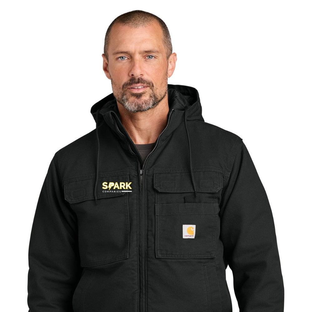 Spark Companies Carhartt Full Swing Washed Duck Active Jac - Black