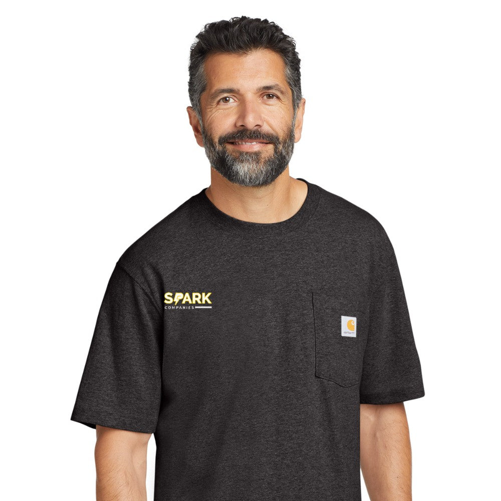Spark Companies Carhartt Workwear Pocket Short Sleeve T-Shirt - Carbon Heather