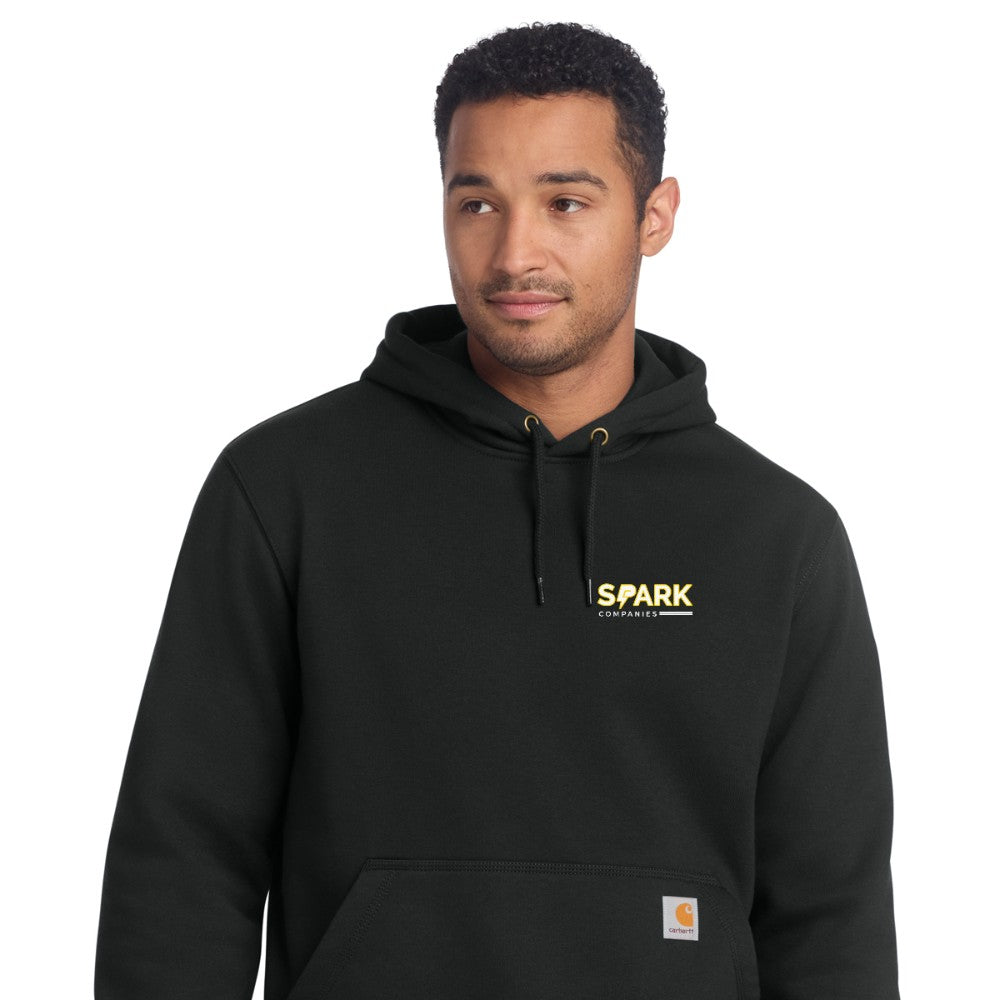 Spark Companies Carhartt Rain Defender Paxton Heavyweight Hooded Sweatshirt - Black