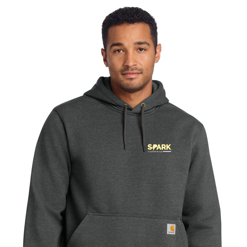 Spark Companies Carhartt Rain Defender Paxton Heavyweight Hooded Sweatshirt - Carbon Heather