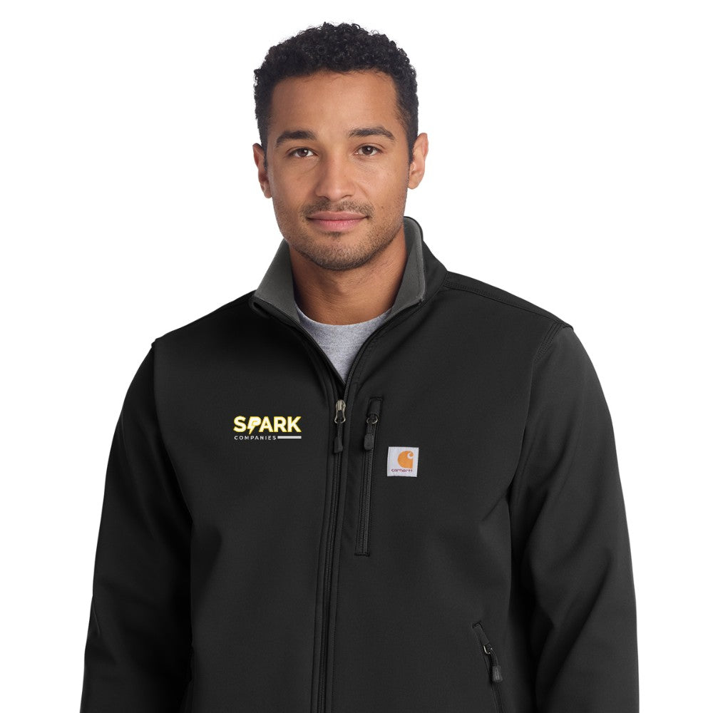 Spark Companies Carhartt Crowley Soft Shell Jacket - Black