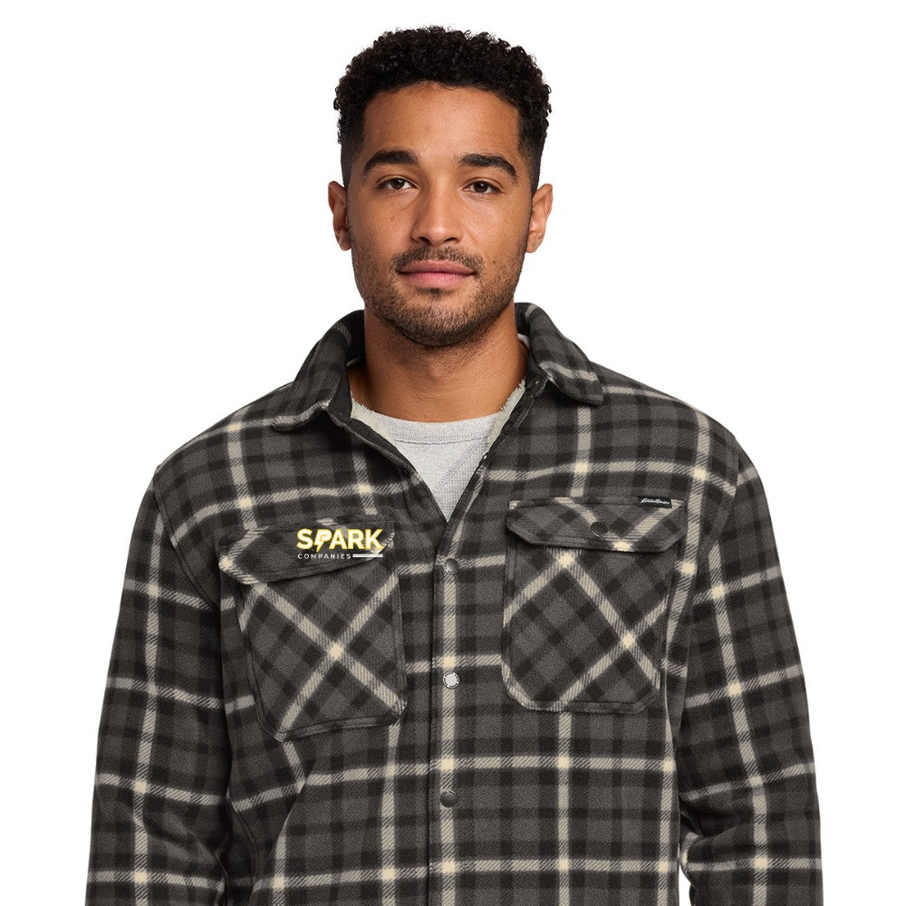 Spark Companies Eddie Bauer Woodland Shirt Jac - Grey Steel/ Bone