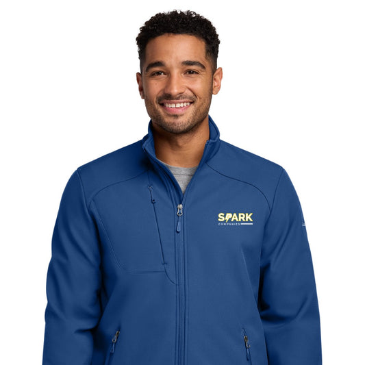 Spark Companies Eddie Bauer Stretch Soft Shell Jacket - Cobalt Blue