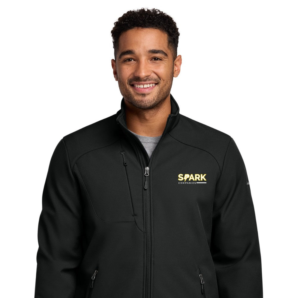 Spark Companies Eddie Bauer Stretch Soft Shell Jacket - Deep Black