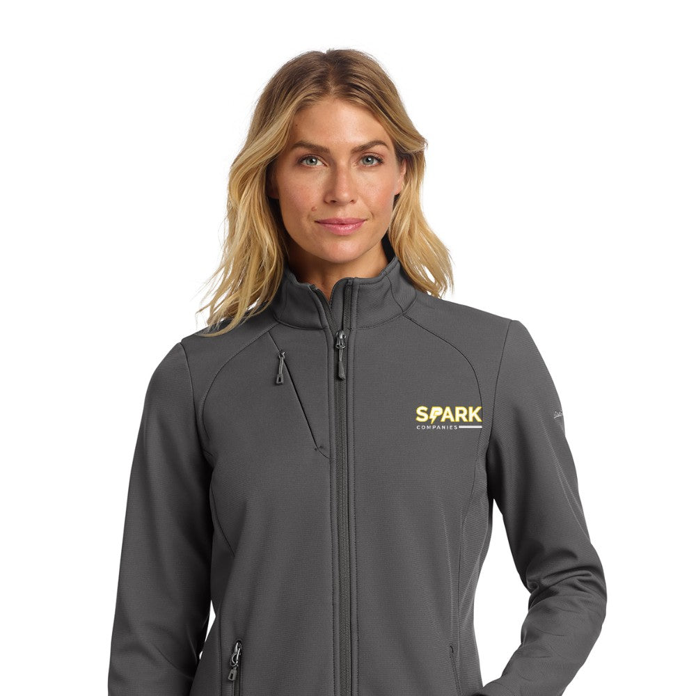 Spark Companies Eddie Bauer Women's Stretch Soft Shell Jacket - Iron Gate
