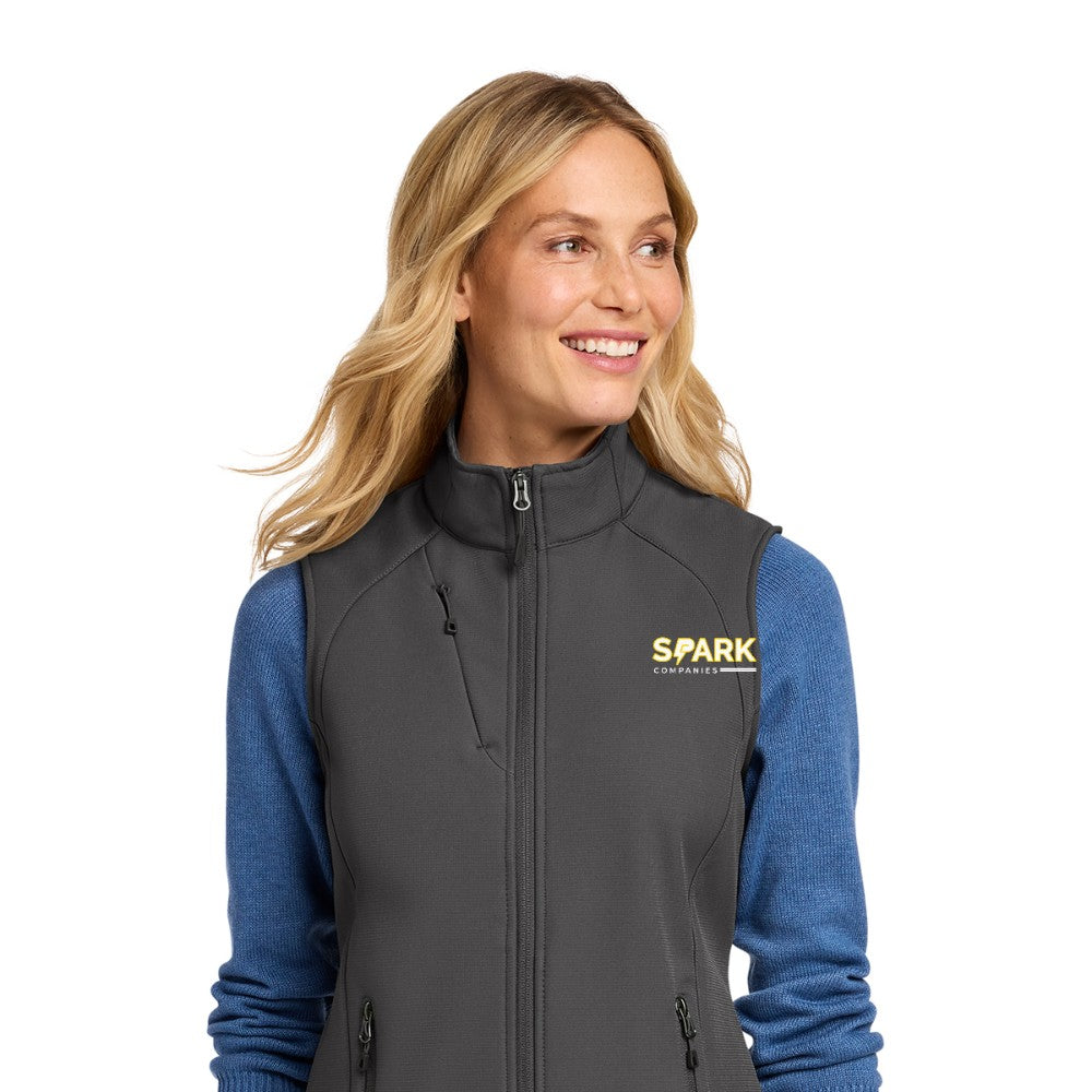 Spark Companies Eddie Bauer Women's Stretch Soft Shell Vest - Iron Gate