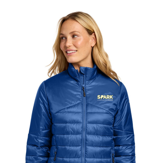 Spark Companies Eddie Bauer Women's Quilted Jacket - Cobalt Blue