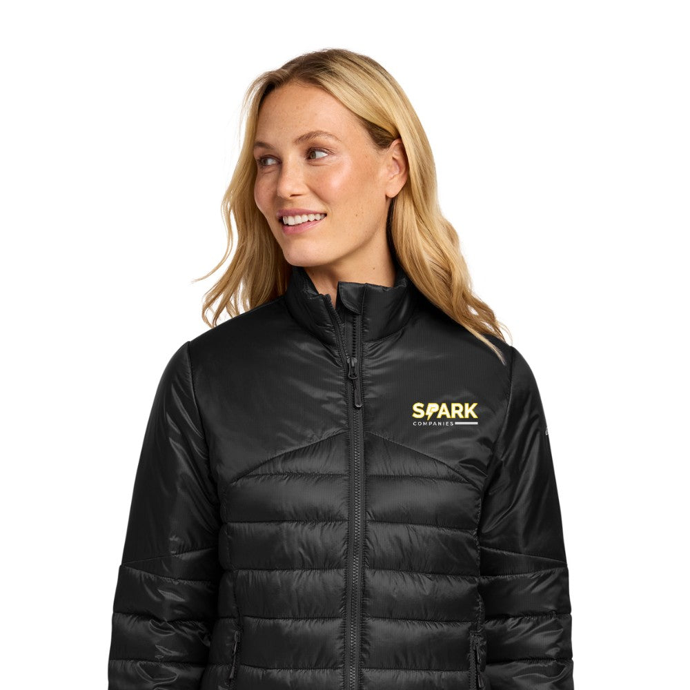 Spark Companies Eddie Bauer Women's Quilted Jacket - Deep Black