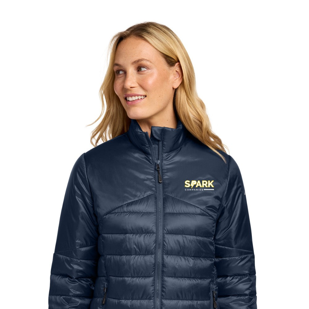 Spark Companies Eddie Bauer Women's Quilted Jacket - River Blue Navy