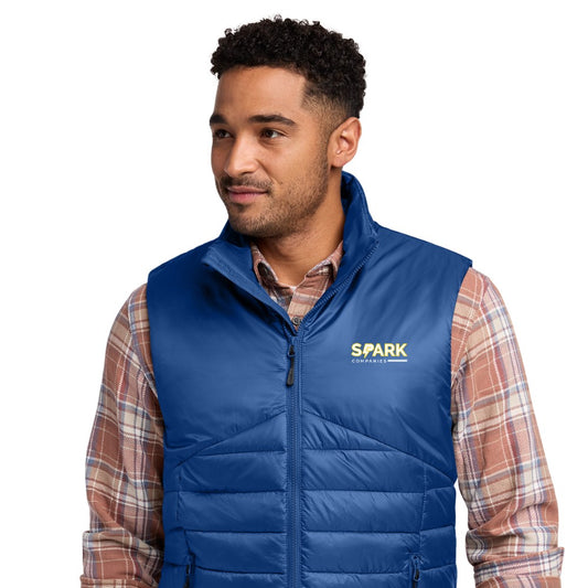 Spark Companies Eddie Bauer Quilted Vest - Cobalt Blue