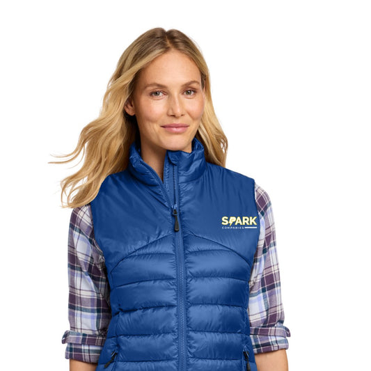 Spark Companies Eddie Bauer Women's Quilted Vest - Cobalt Blue