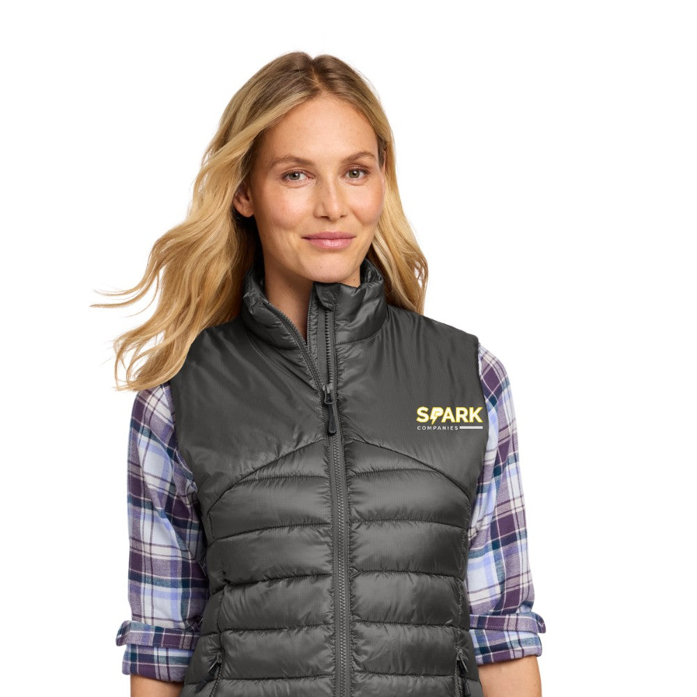 Spark Companies Eddie Bauer Women's Quilted Vest - Iron Gate
