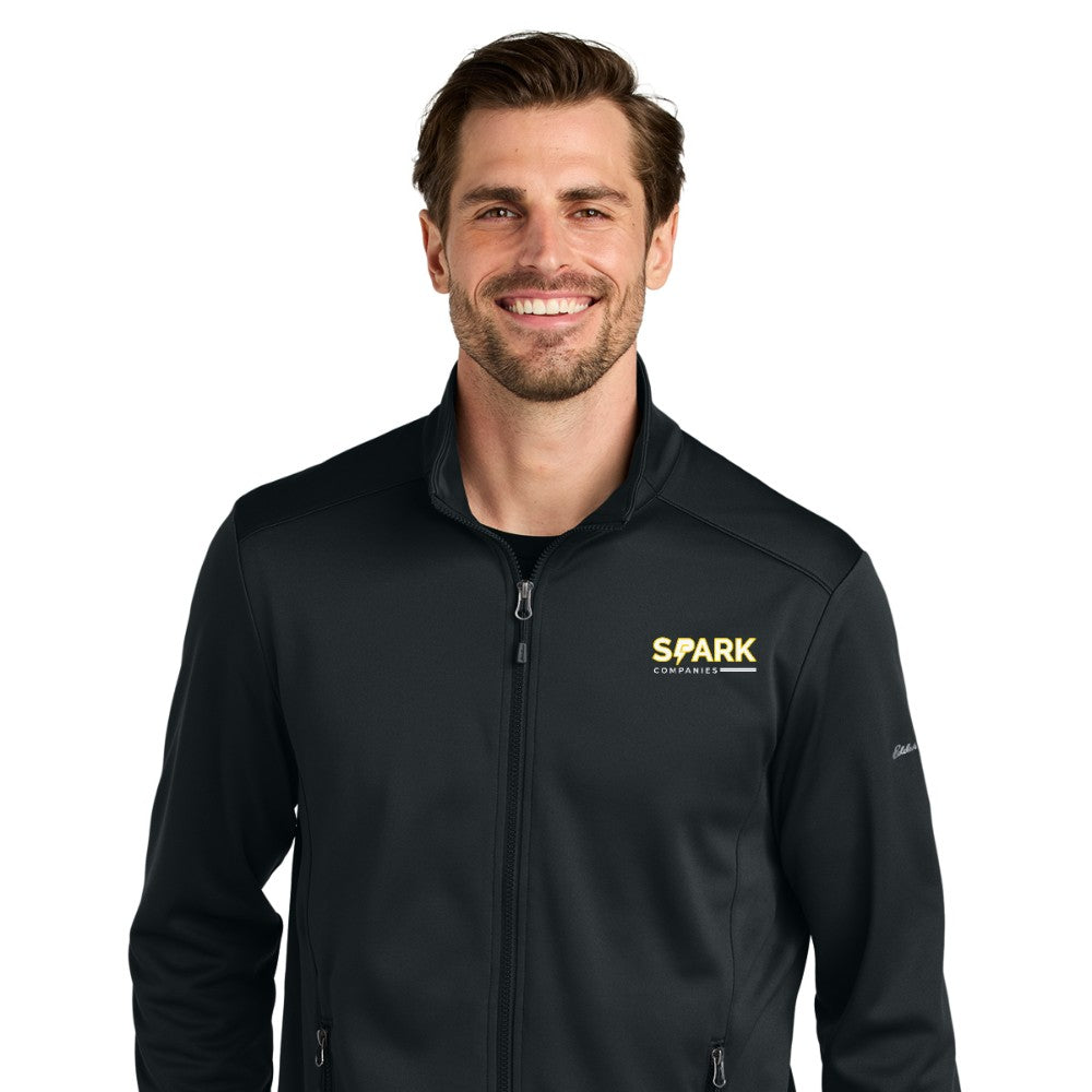 Spark Companies Eddie Bauer Smooth Mid Layer Fleece Full-Zip - Black