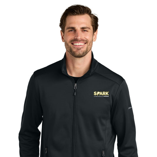 Spark Companies Eddie Bauer Smooth Mid Layer Fleece Full-Zip - Black