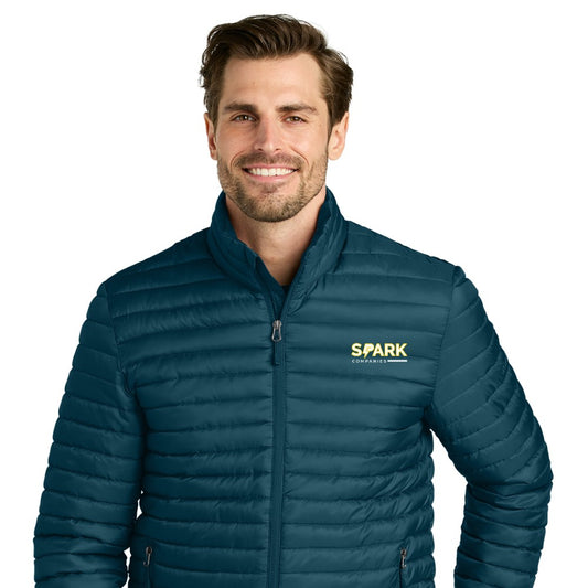 Spark Companies Eddie Bauer Packable Quilted Full-Zip - Adriatic Blue
