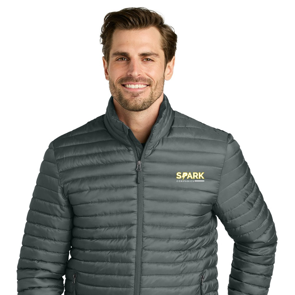 Spark Companies Eddie Bauer Packable Quilted Full-Zip - Metal Grey