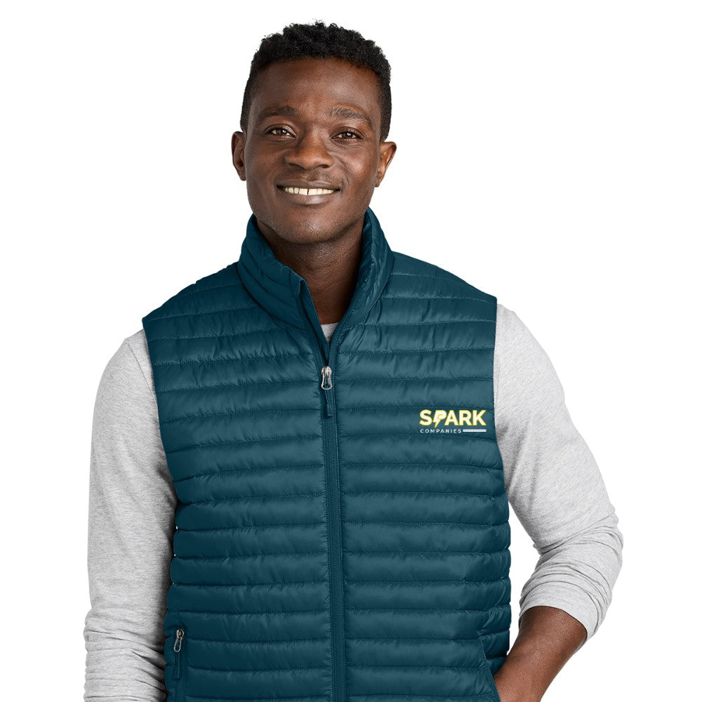 Spark Companies Eddie Bauer Packable Quilted Vest - Adriatic Blue