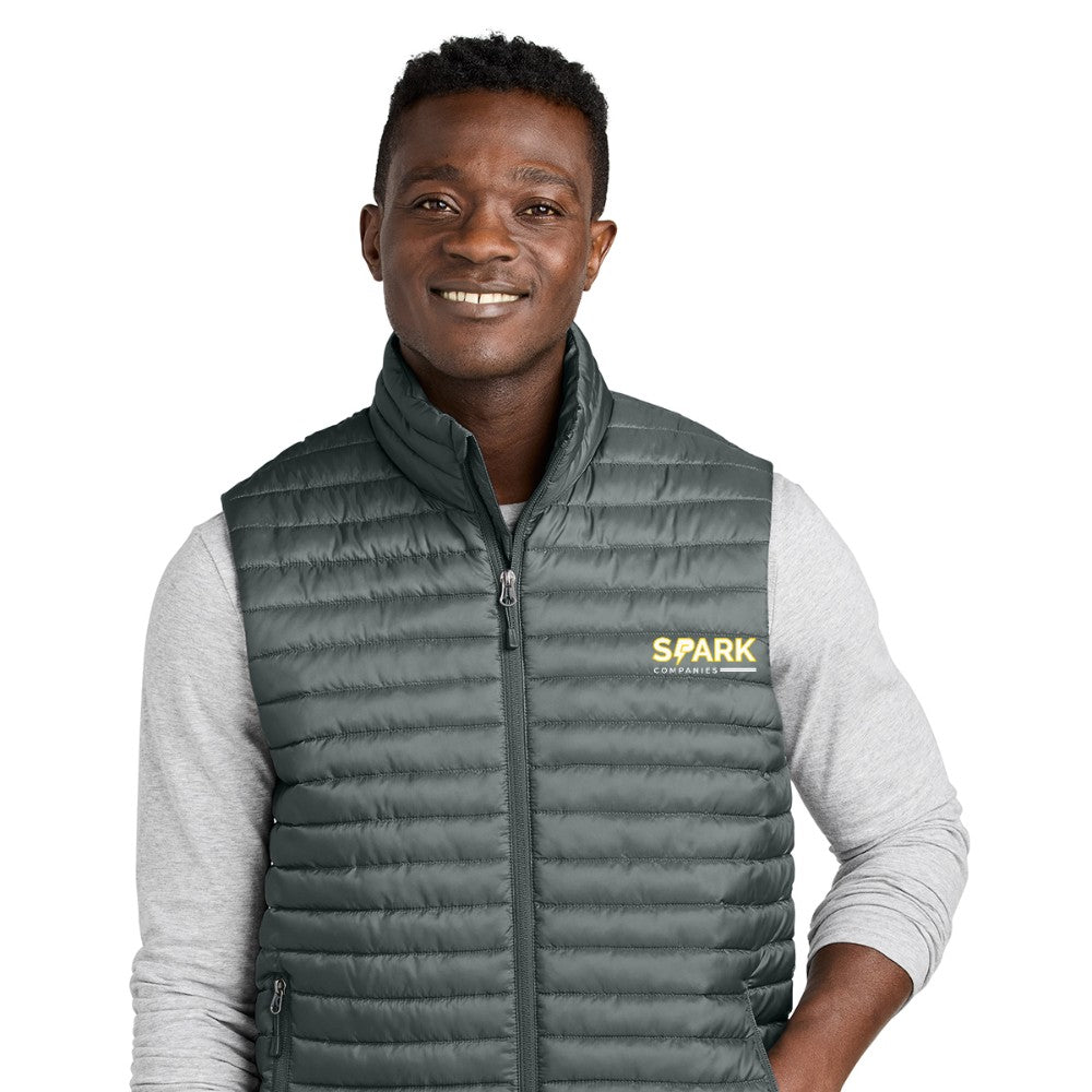 Spark Companies Eddie Bauer Packable Quilted Vest - Metal Grey