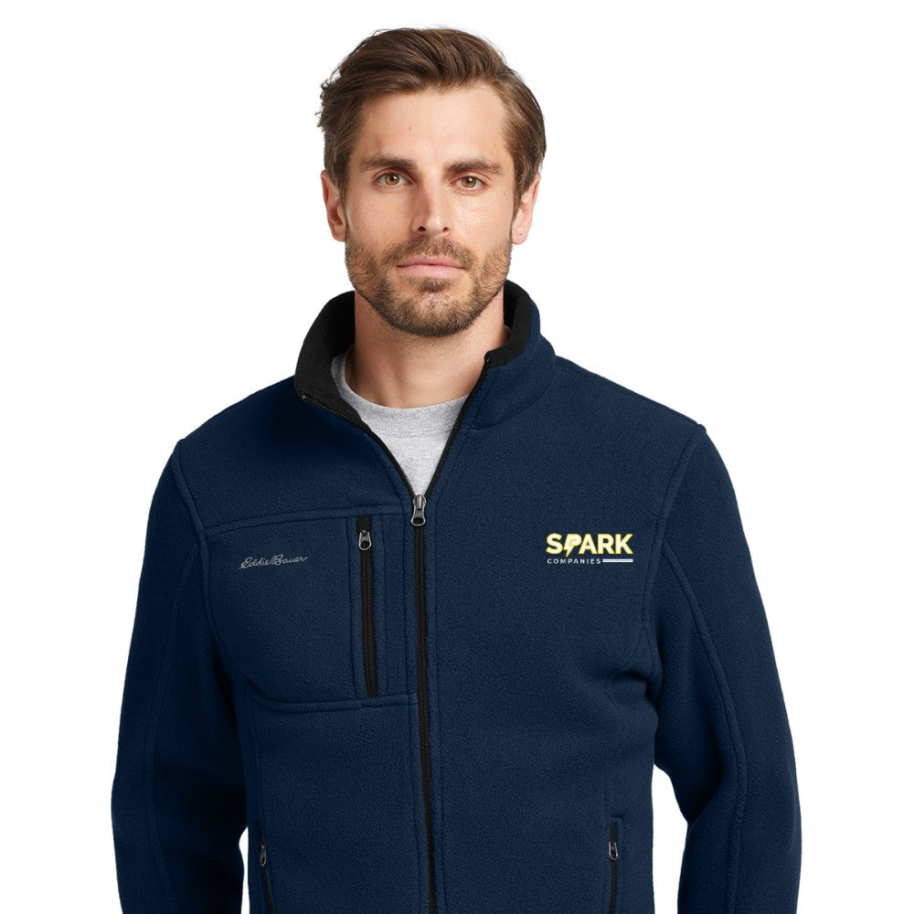 Spark Companies Eddie Bauer Full-Zip Fleece Jacket - River Blue Navy