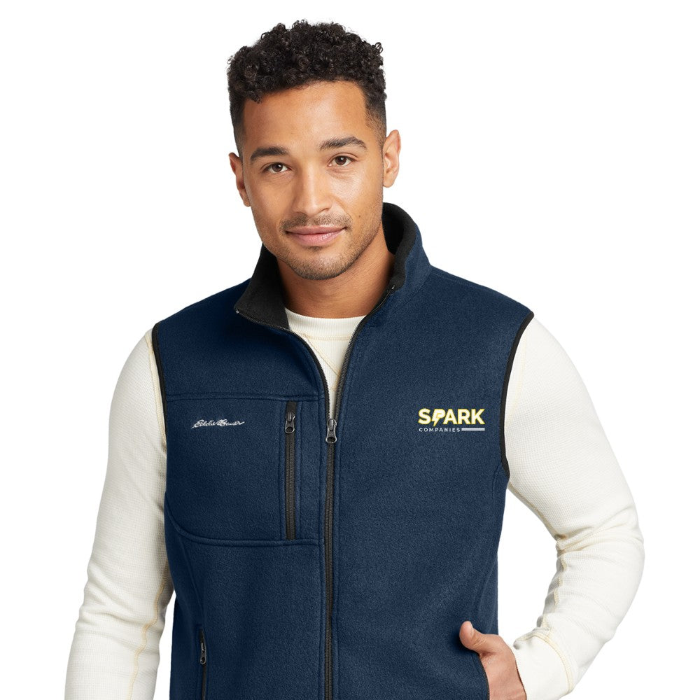 Spark Companies Eddie Bauer Fleece Vest - River Blue Navy