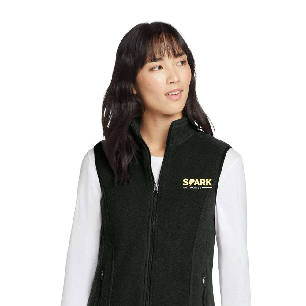 Spark Companies Eddie Bauer Women's Fleece Vest - Black