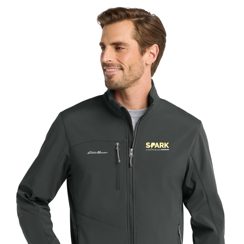 Spark Companies Eddie Bauer Soft Shell Jacket - Grey Steel