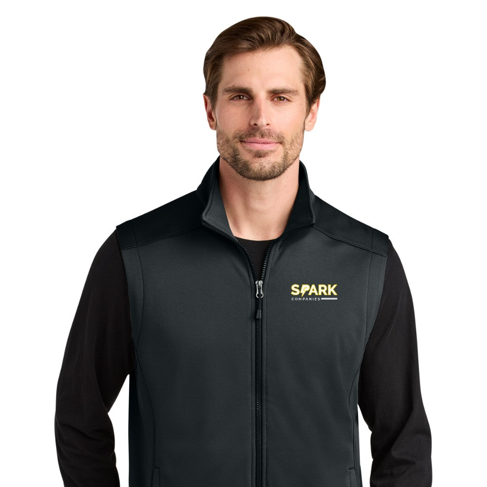 Spark Companies Eddie Bauer Smooth Mid Layer Fleece Vest - Black
