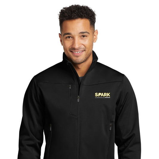 Spark Companies Eddie Bauer Weather-Resist Soft Shell Jacket - Black
