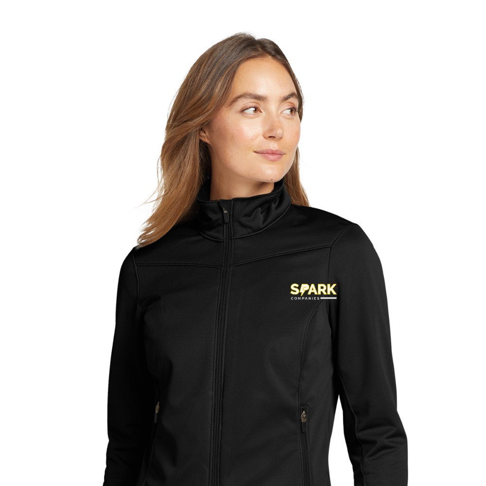 Spark Companies Eddie Bauer Women's Weather-Resist Soft Shell Jacket - Black