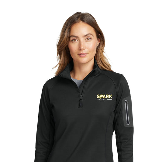 Spark Companies Eddie Bauer Women's 1/2-Zip Performance Fleece - Black