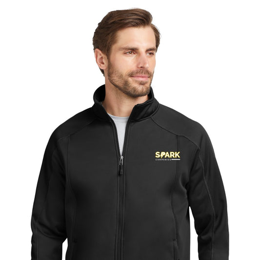 Spark Companies Eddie Bauer Trail Soft Shell Jacket - Black/ Black