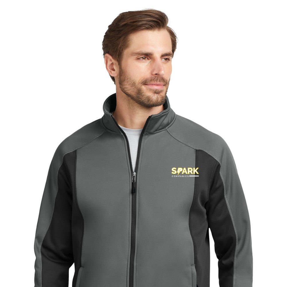 Spark Companies Eddie Bauer Trail Soft Shell Jacket - Metal Grey/ Grey Steel