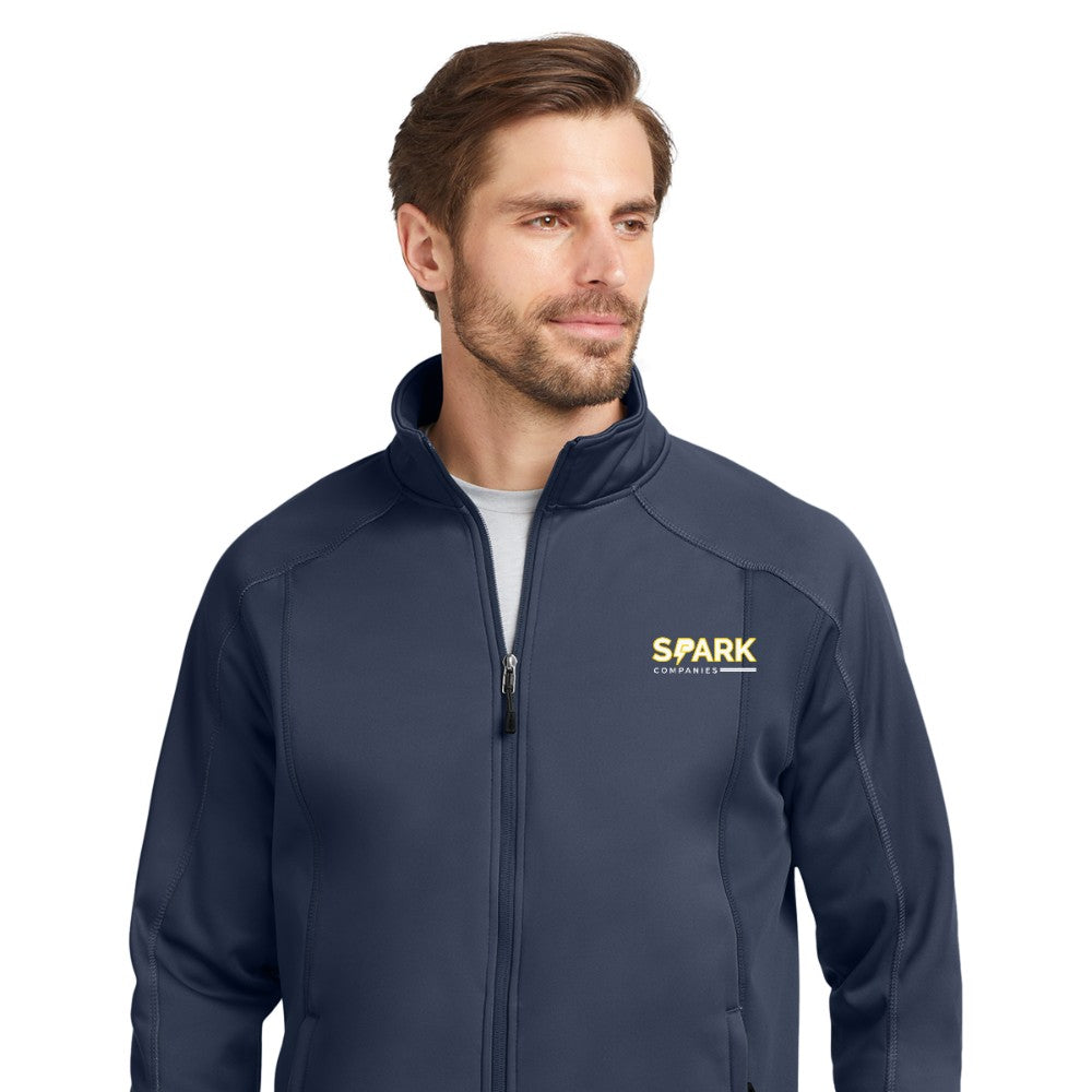 Spark Companies Eddie Bauer Trail Soft Shell Jacket - River Blue Navy/ River Blue Navy