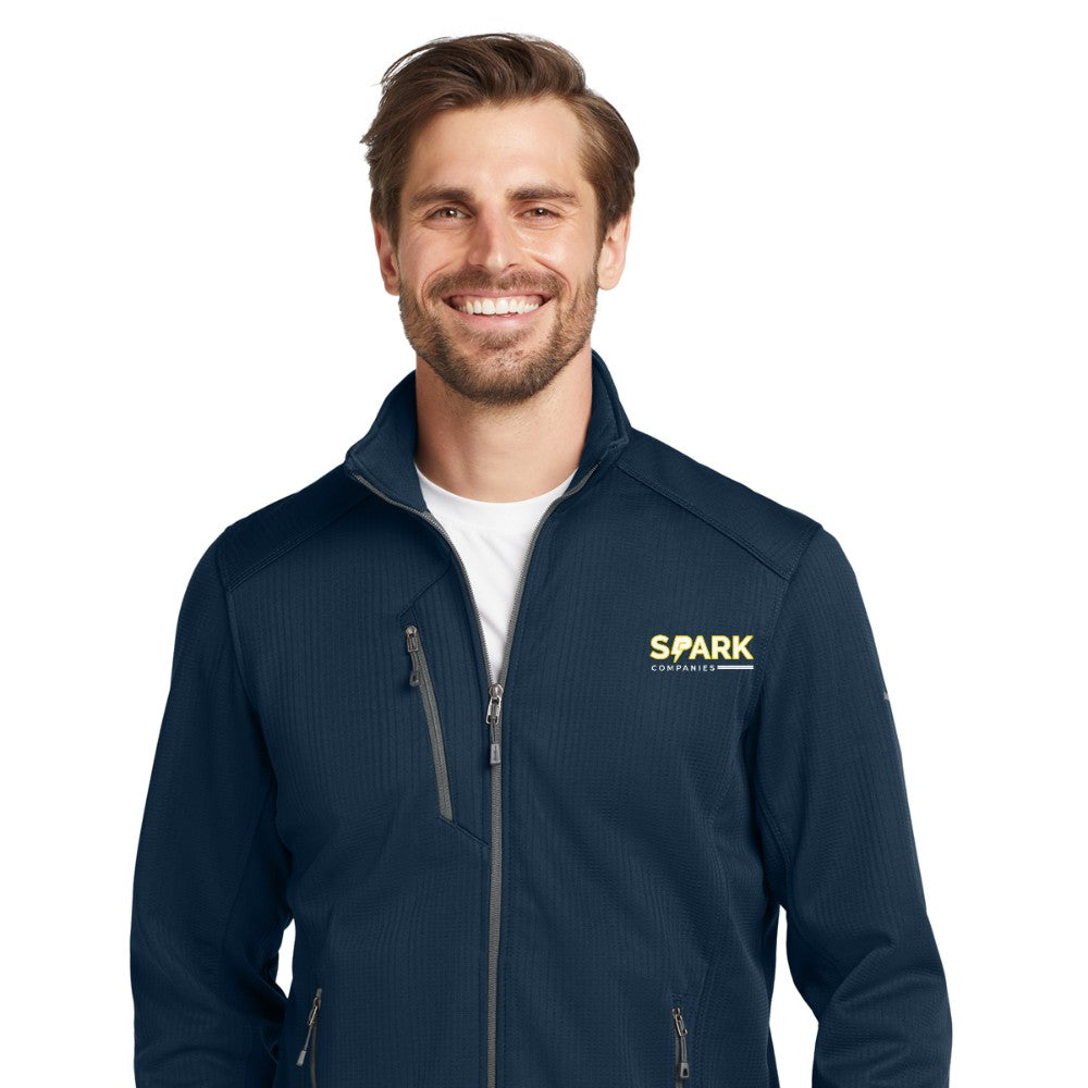 Spark Companies Eddie Bauer Dash Full-Zip Fleece Jacket - River Blue Navy