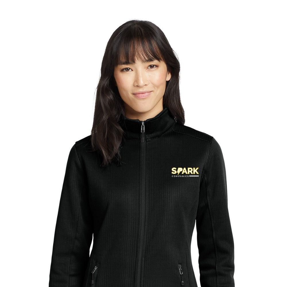 Spark Companies Eddie Bauer Women's Dash Full-Zip Fleece Jacket - Black