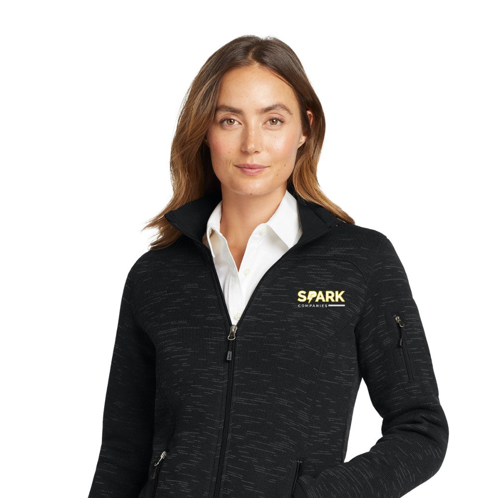 Spark Companies Eddie Bauer Women's Sweater Fleece Full-Zip - Black